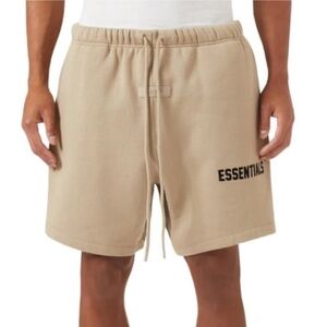 NEW Essentials Fear of God Sweat Shorts Dusty Beige AUTHENTIC π―